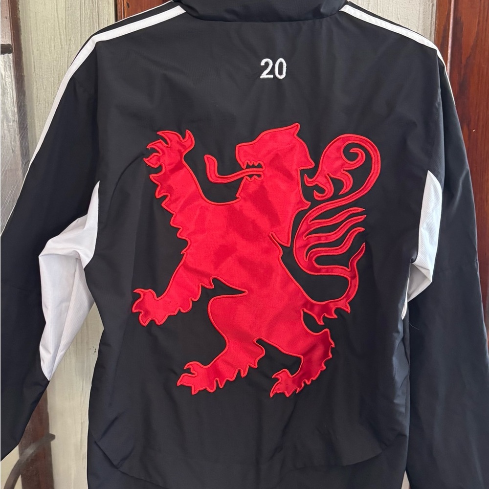 RARE Adidas Men's Windbreaker with Soccer Club embroidered